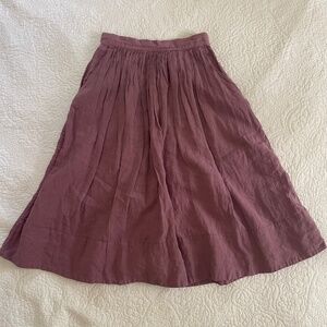 Linennaive Plum Skirt